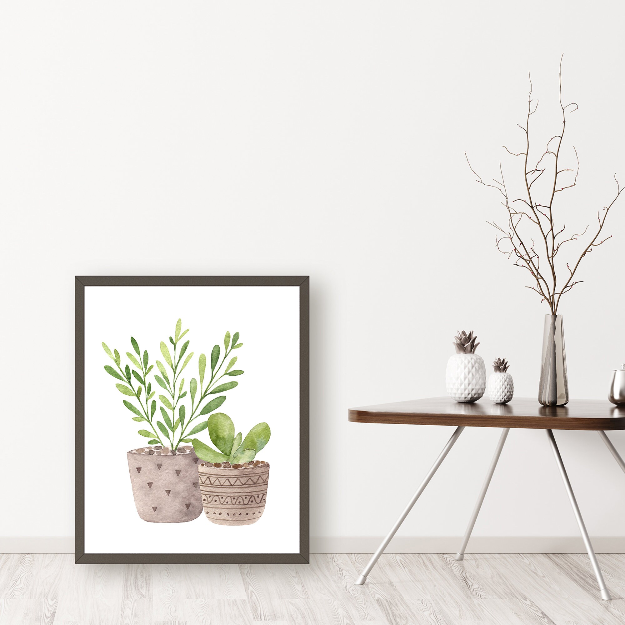 Greenery Printable Wall Art Greenery Printable Greenery | Etsy