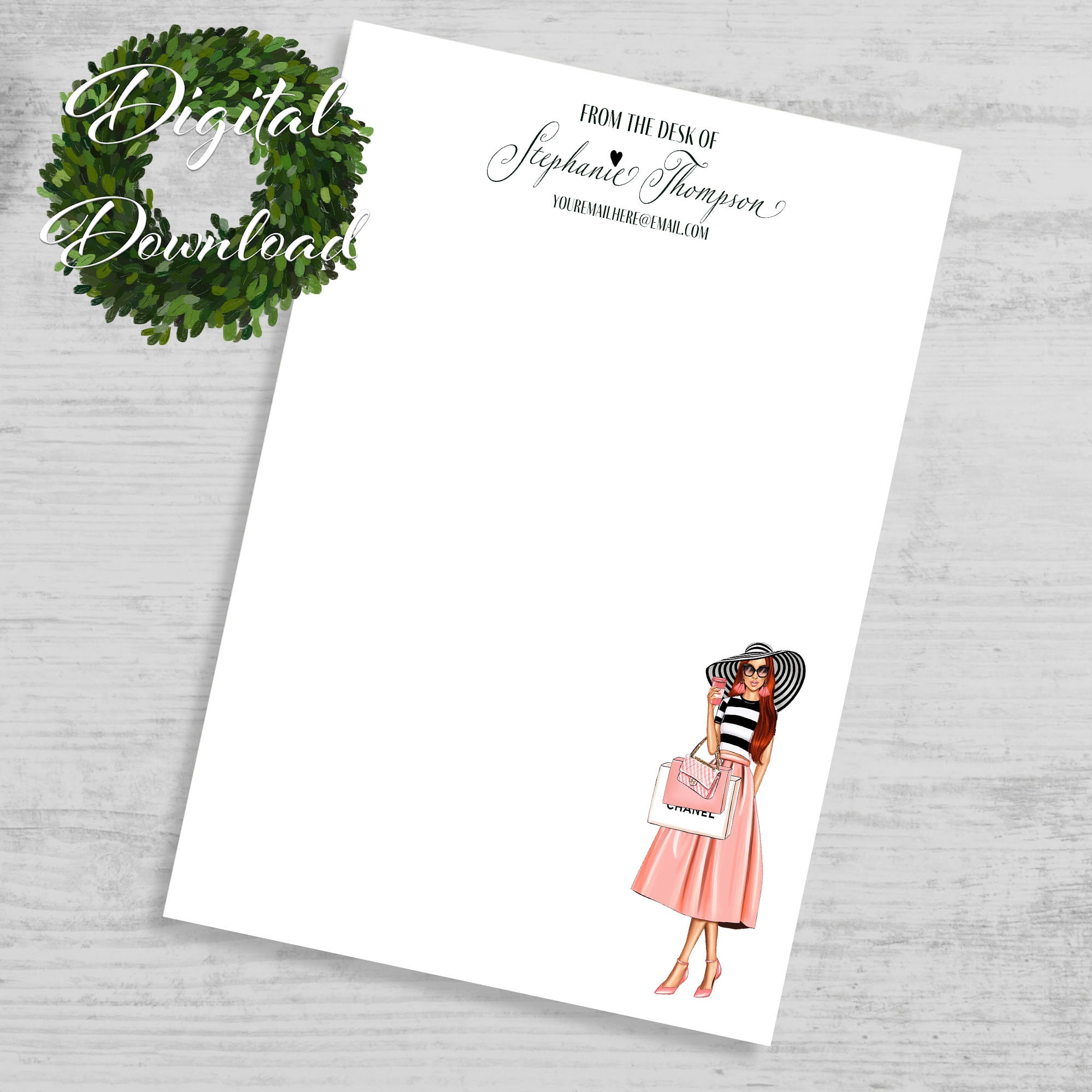 Personalized Stationary Personalized Stationary for Women Etsy