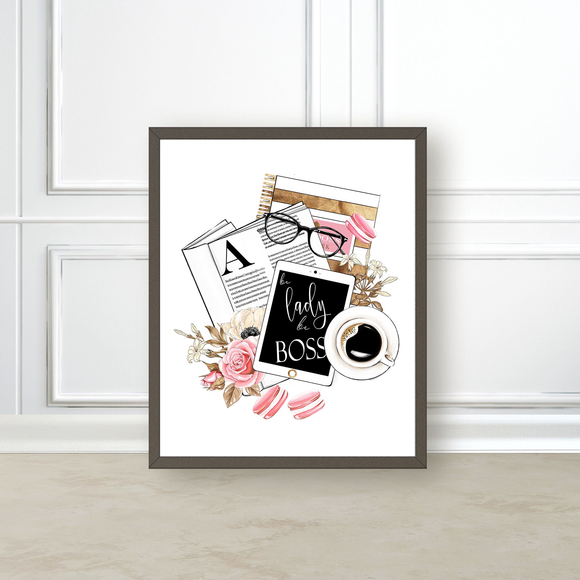 Boss Lady Wall Art Lady Boss Wall Art Boss Lady Poster Girly Art Prints  Girly Office Decor Glamour Wall Art Glamour Prints - Etsy