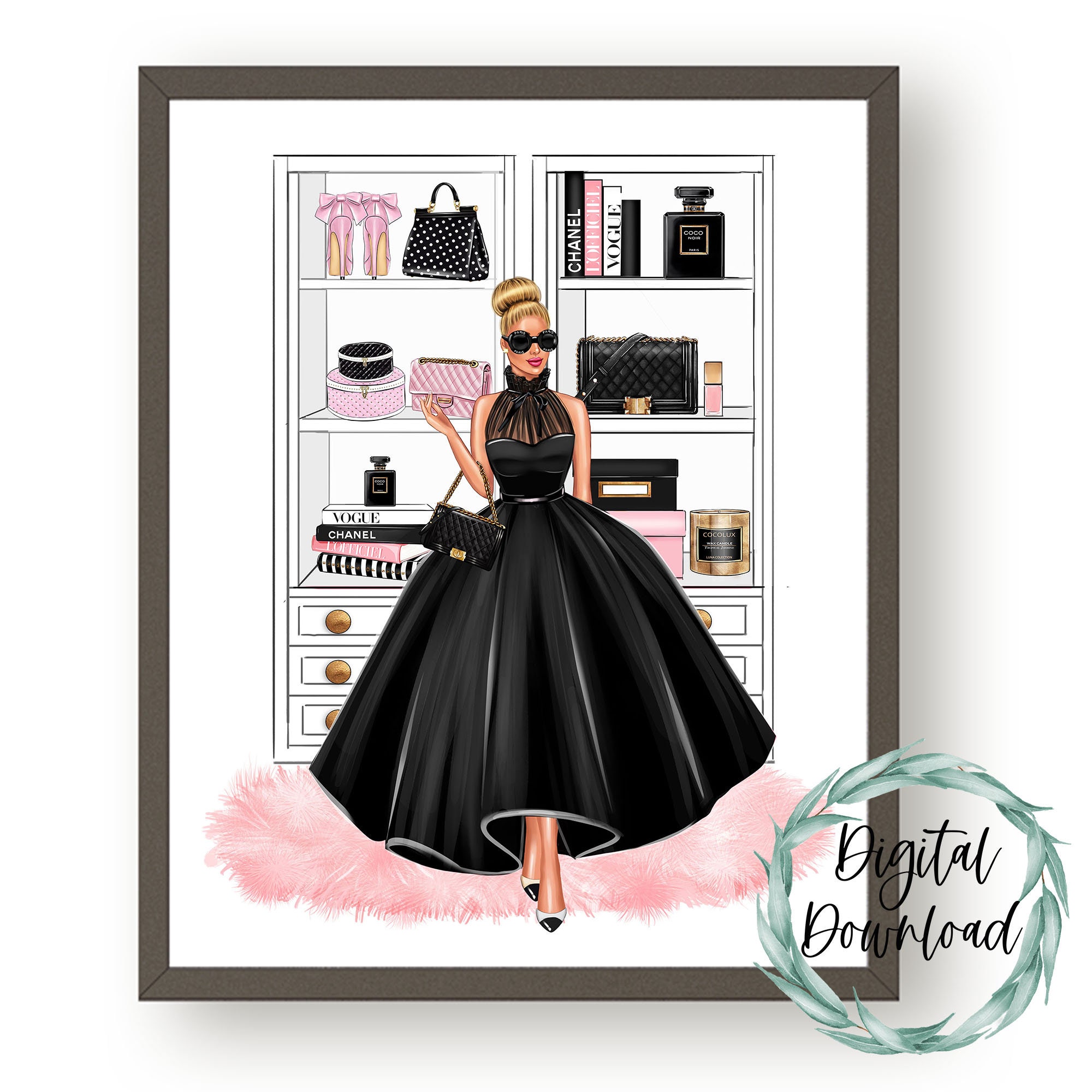 Printable Fashion Wall Art