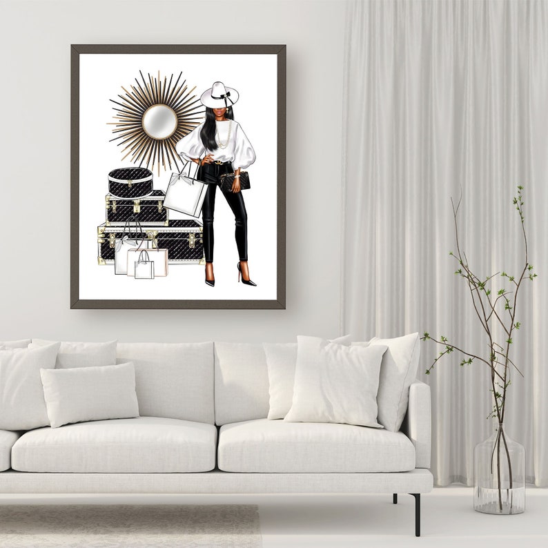 Closet Wall Art Closet Art Closet Wall Decor Glamour Etsy