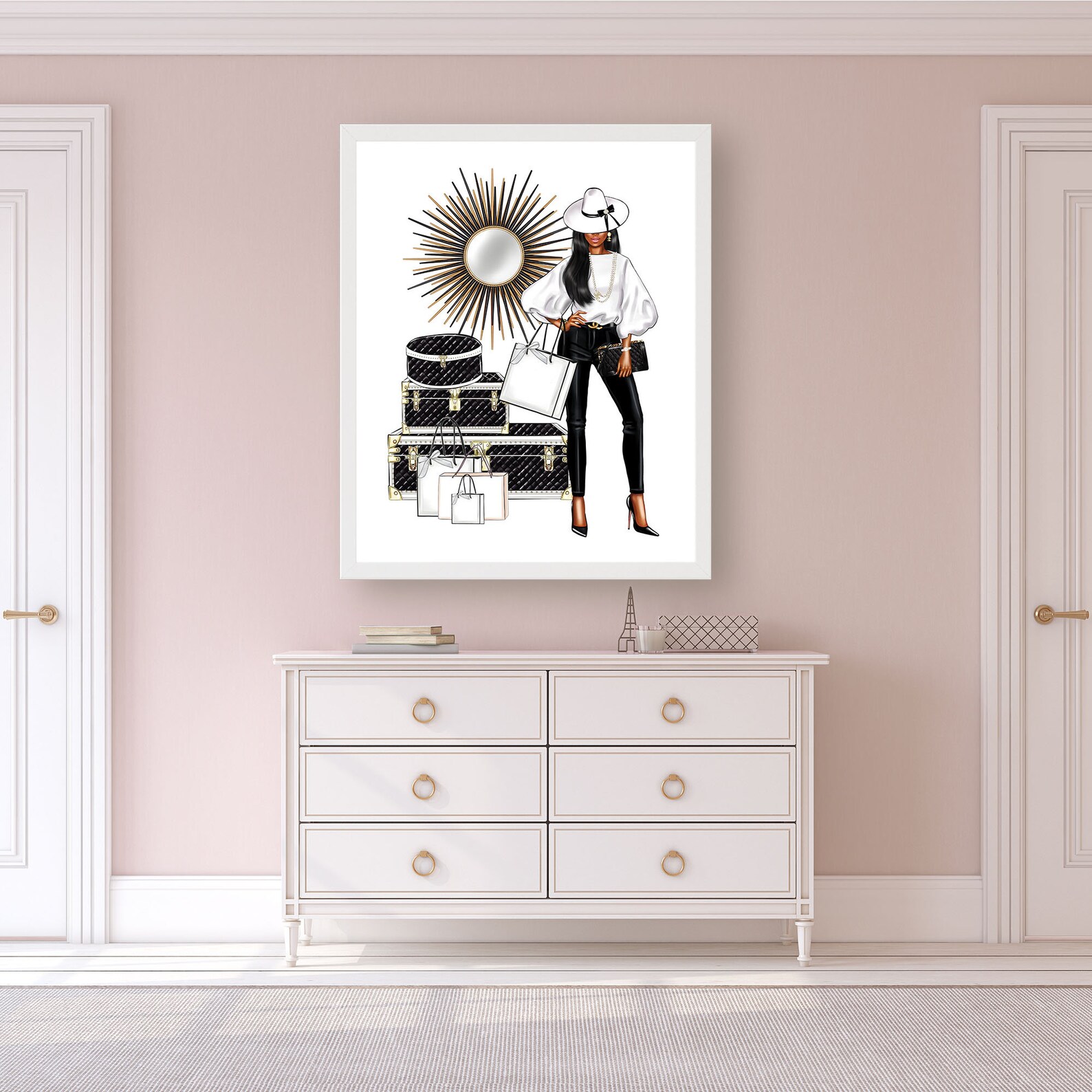Closet Wall Art Closet Art Closet Wall Decor Glamour - Etsy