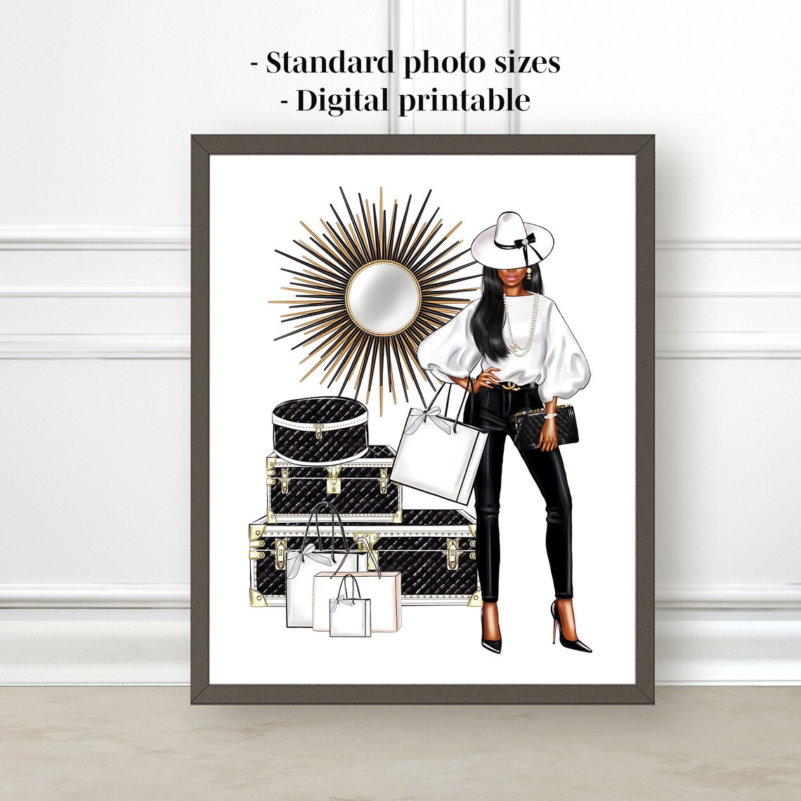 Closet Wall Art Closet Art Closet Wall Decor Glamour - Etsy
