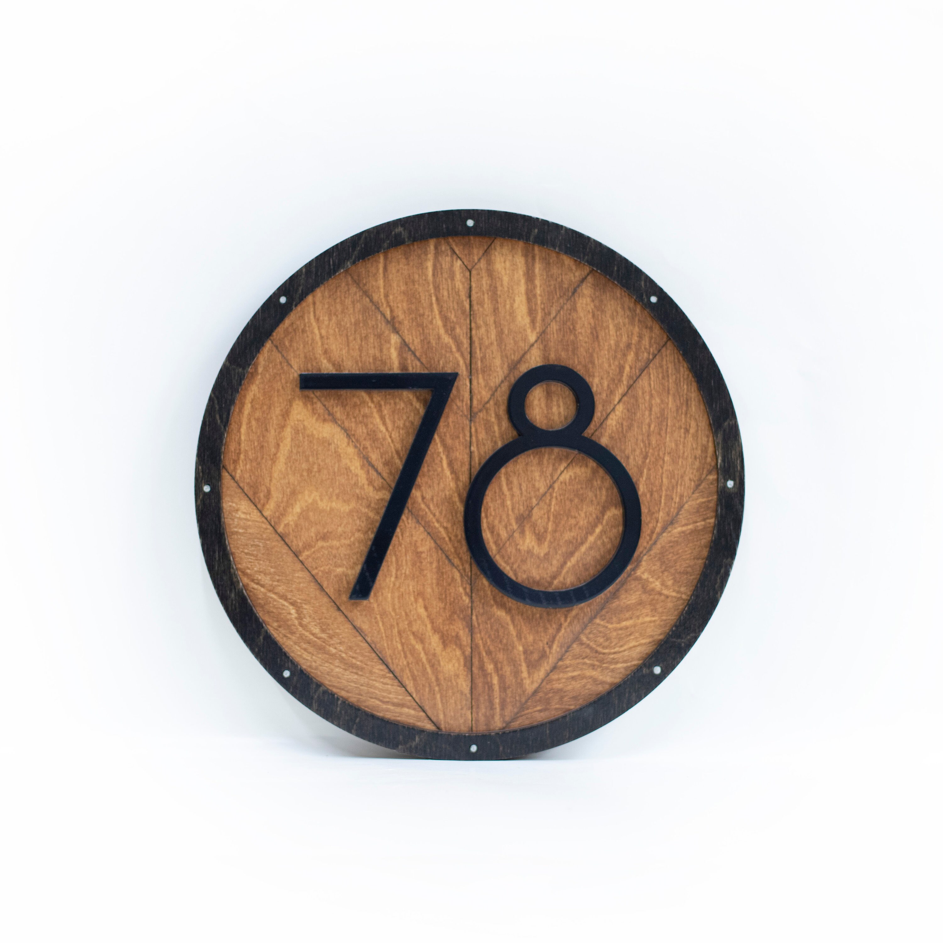 Adressschild Hausnummer aus Holz Hausnummern Landhaus Etsy