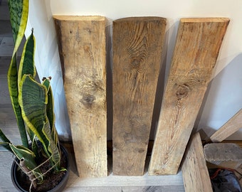 Recycled wooden boards, set of 3 wood planks, wood for your project, wedding signs, wooden shelves, rustic wood boards, recycled wood