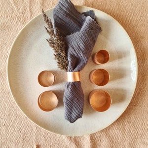 Copper napkin rings, 30 wedding napkin rings, elegant napkin holders, wedding, gold napkin rings, pipe napkin ring, industrial napkin ring