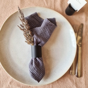 Copper napkin rings, 1 sample napkin ring, black napkin holders, wedding, gold napkin rings, pipe napkin ring, industrial napkin ring