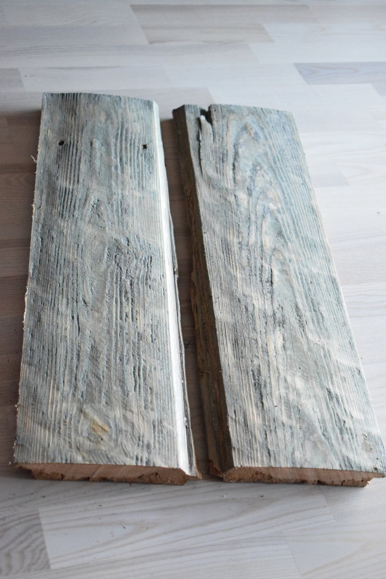 Tableros de madera reciclados juego de 2 tablones de madera Etsy España