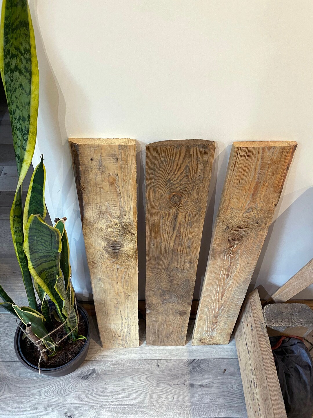 Recycled Wooden Boards, Set of 3 Wood Planks, Wood for Your Project, Wedding Signs, Wooden