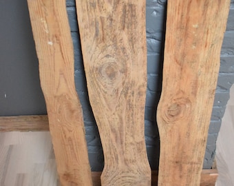 Recycled wooden boards, set of 3 wood planks, wood for your project, wedding signs, wooden shelves, rustic wood boards, recycled wood