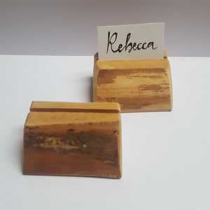 Card holder 100 pieces, wood place card holder, rustic card holder, natural holder, wedding decor, natural wood holder, wedding card holder