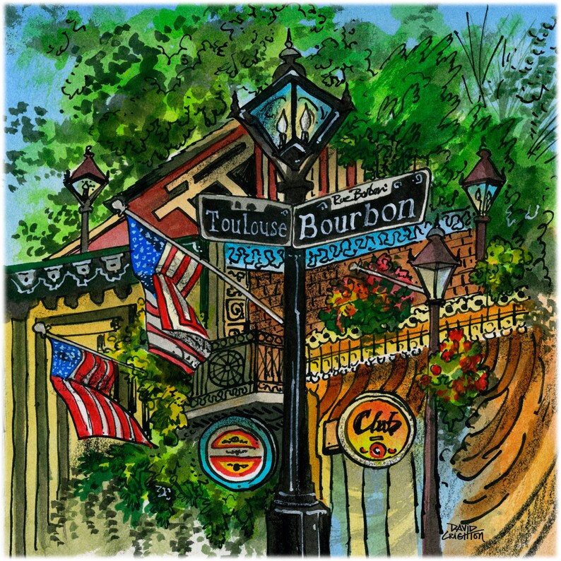 New Orleans Notecards Mardi Gras Greeting Cards Louisiana Best Friend