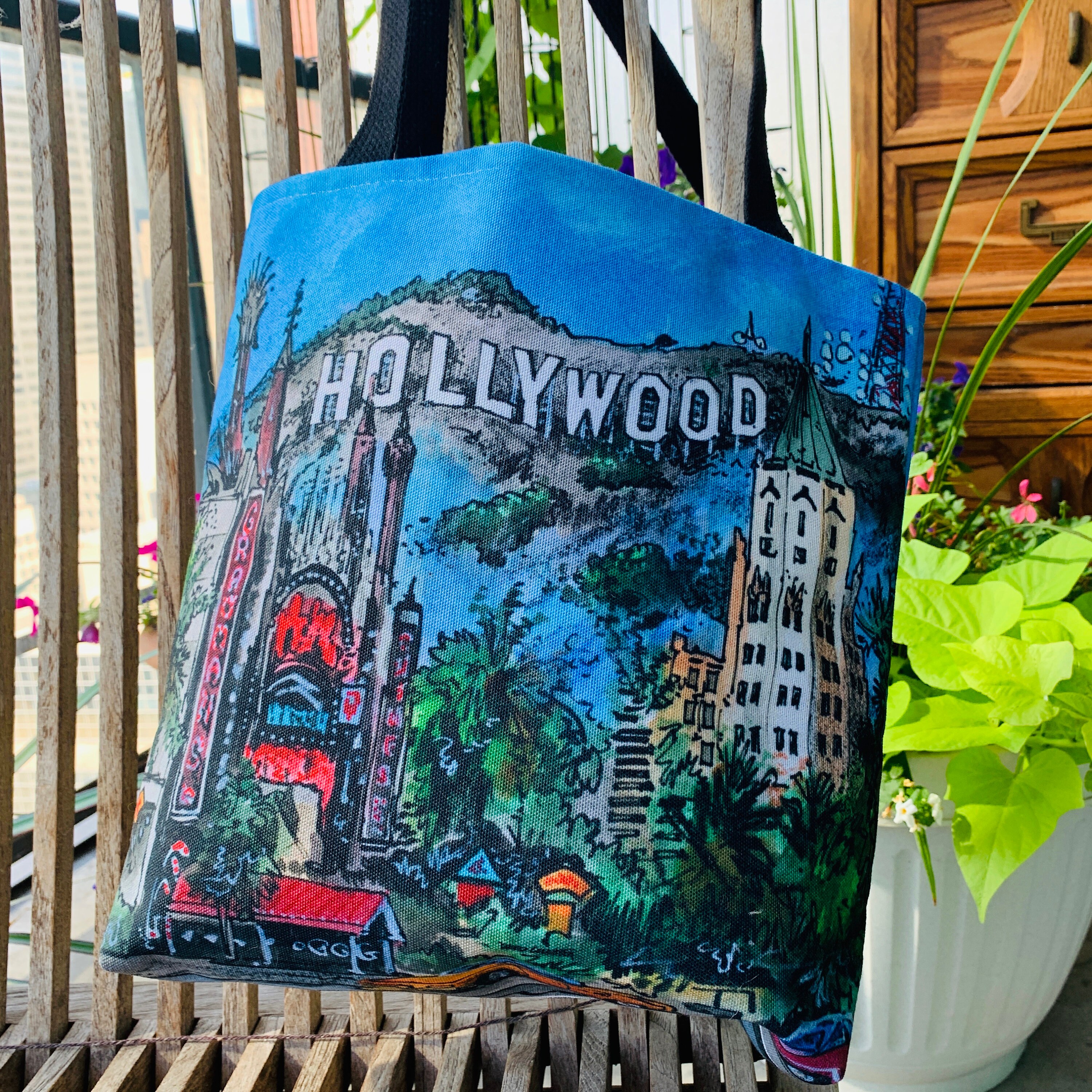 ◆VINTAGE HOLLYWOOD◆ Ever Tote Bag VH2534BG001M Feminist Women Empowered Pop Art Retro Canvas Tote Bag