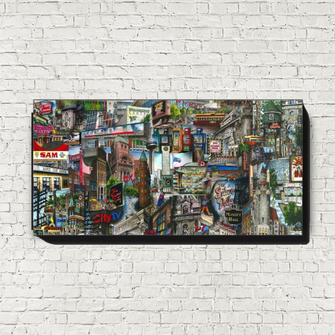 Toronto Art Prints Toronto Canvas Art Etsy