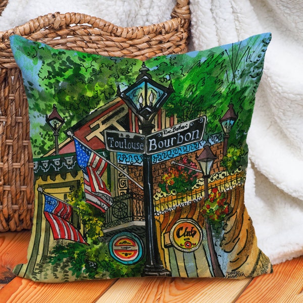 New Orleans Pillow Etsy