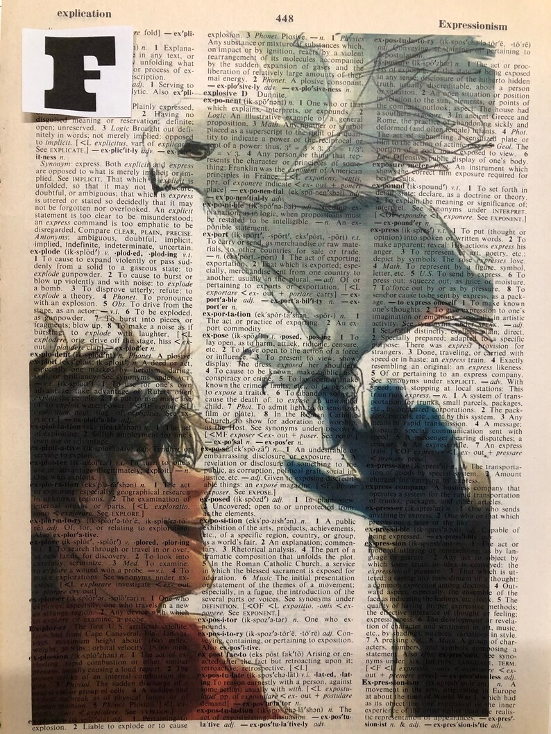 Harry Potter Dictionary ArtMultiple Designs Etsy