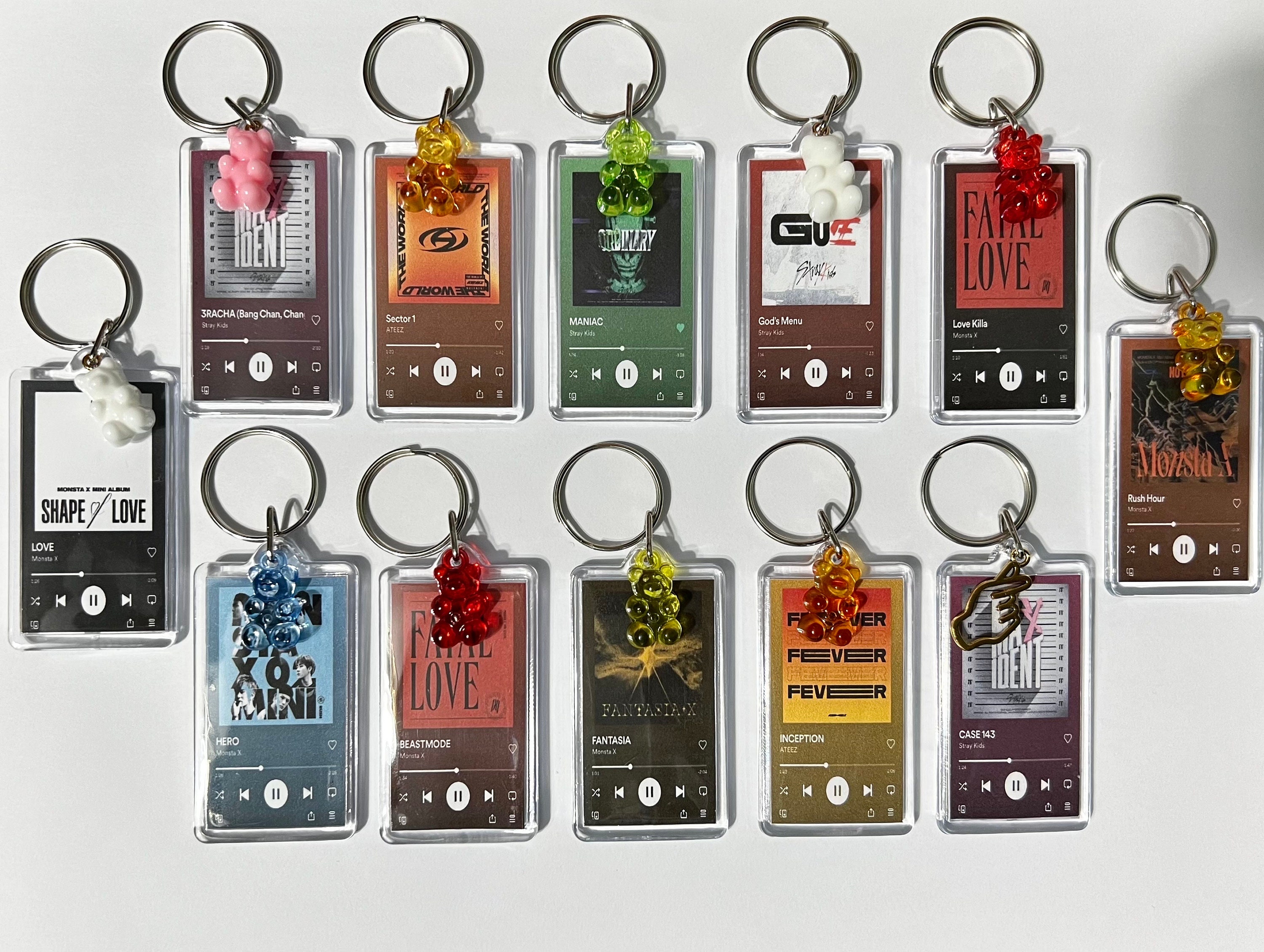Wholesale NCT photo cellphone acrylic key ring with custom keychain From  m.