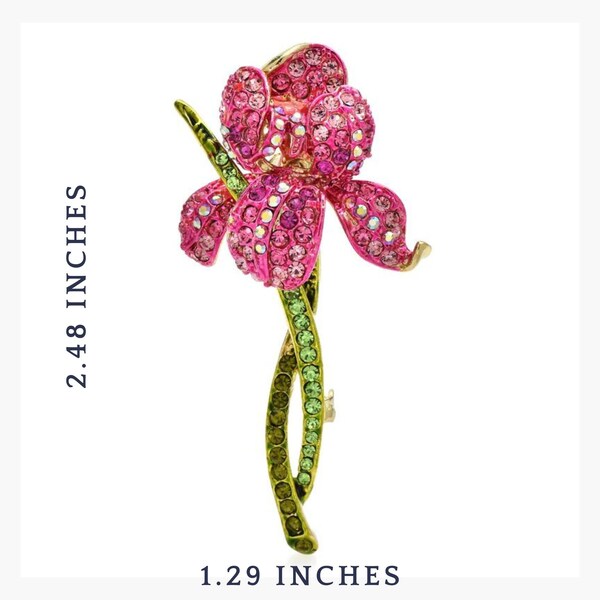 Orchid Lapel Pin Etsy