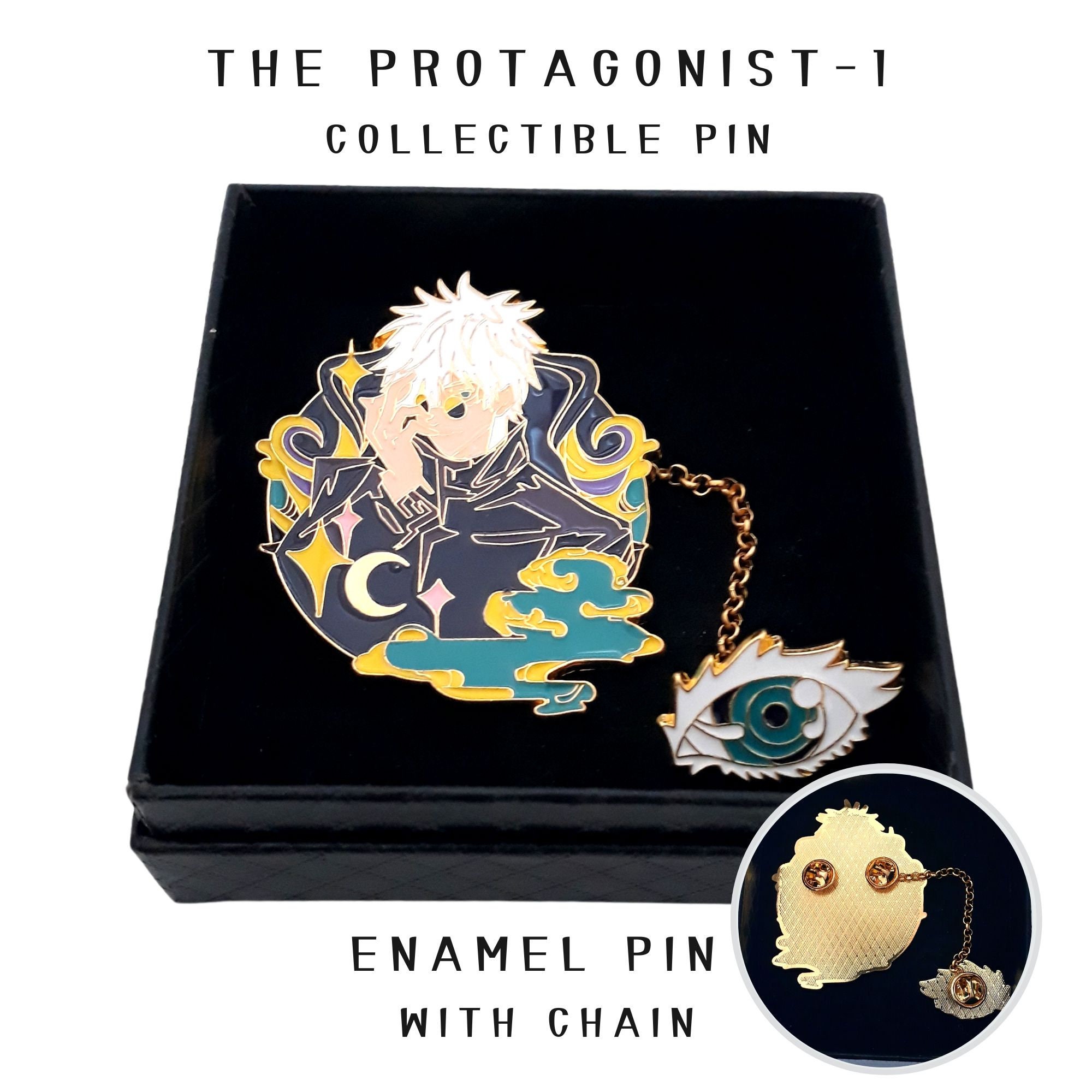 Jujutsu Kaisen 'Satoru Chain' Enamel Pin - Distinct Pins