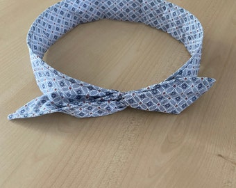 Modular printed cotton hair band