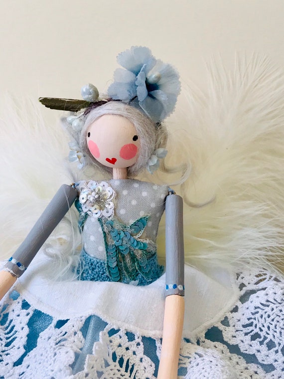 Handmade vintage fairy doll /heirloom doll /handmade doll Etsy