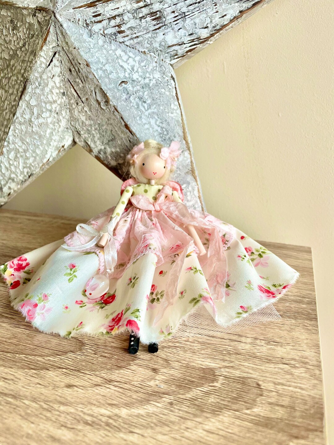 Handmade Vintage Fairy Doll/spring Fairy Etsy UK