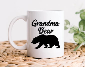 Grandma Bear Coffee Mug, Grandma Gifts, Grandma Mug, Grandmother Birthday Gift, Mother's Day Gift, Grandmother Mug