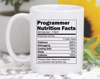 Programmeervoeding koffiemok, codeercadeaus, ontwikkelaarcadeaus, grappig computercoderingscadeau, codeerkoffiemok