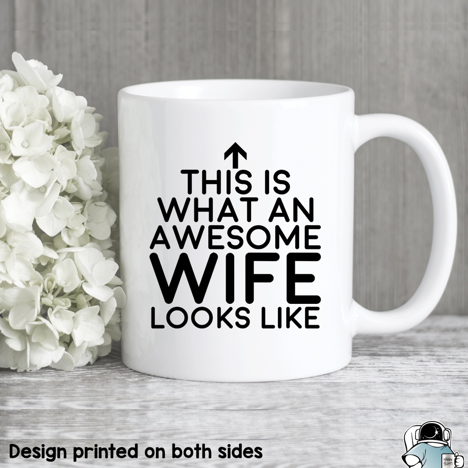 Awesome Wife Mug Wife Gift Wedding Gift Anniversary Gifts Etsy