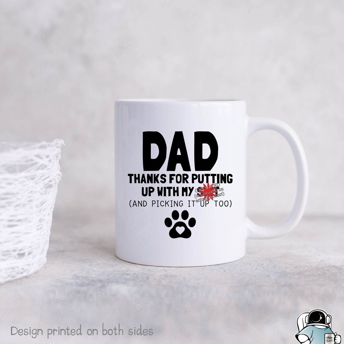 Dog Dad Mug Father's Day Gifts Dog Dad Gift Dad Thanks Etsy