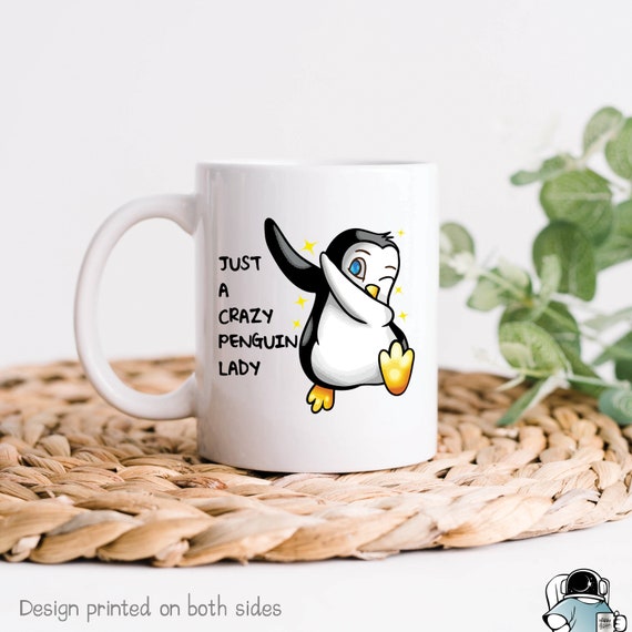 Pinguin-Tasse, Pinguin-Liebhaber-Geschenk, lustige Pinguin-Tasse