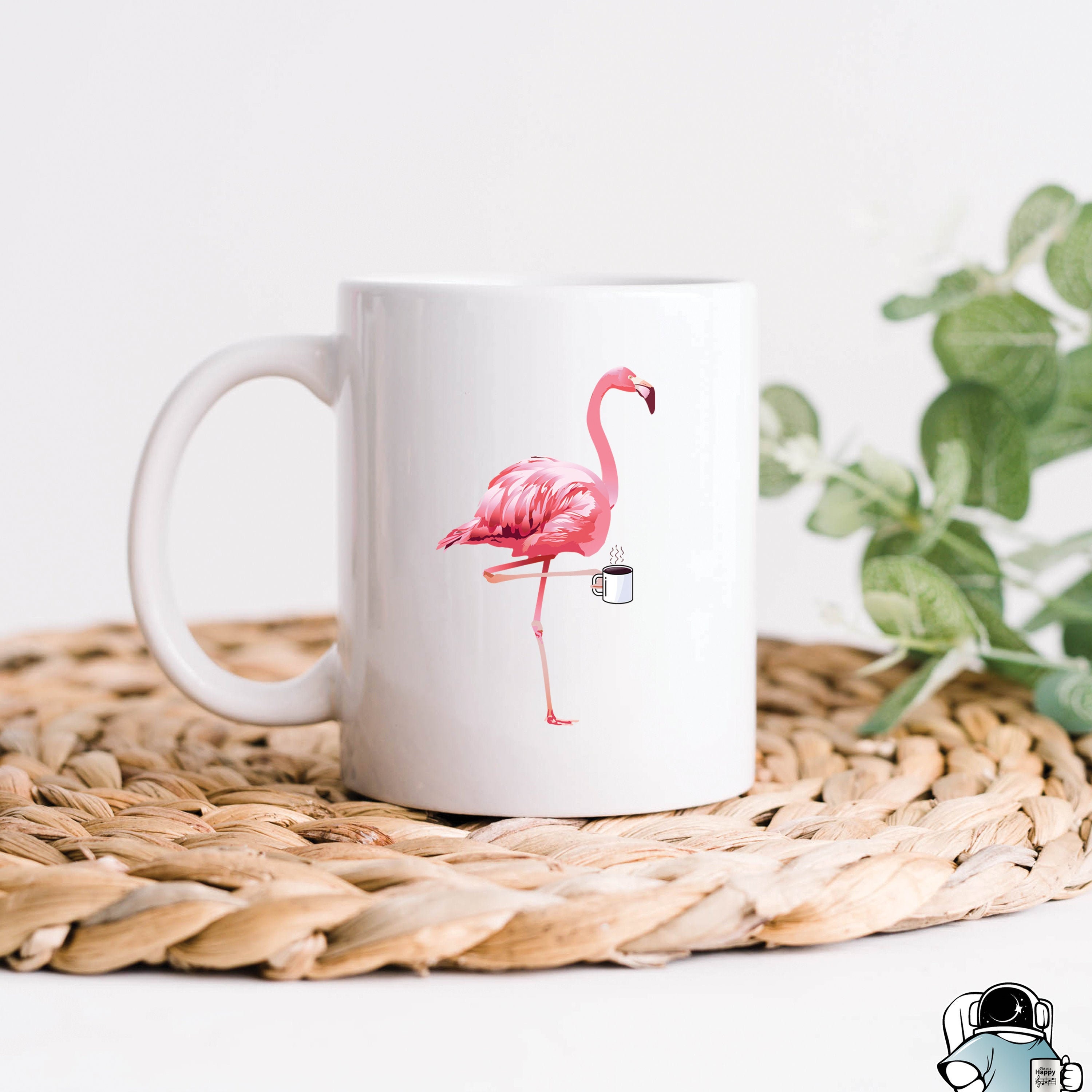 Flamingos Coffee Mug  Dessi Designs. Dessi Designs