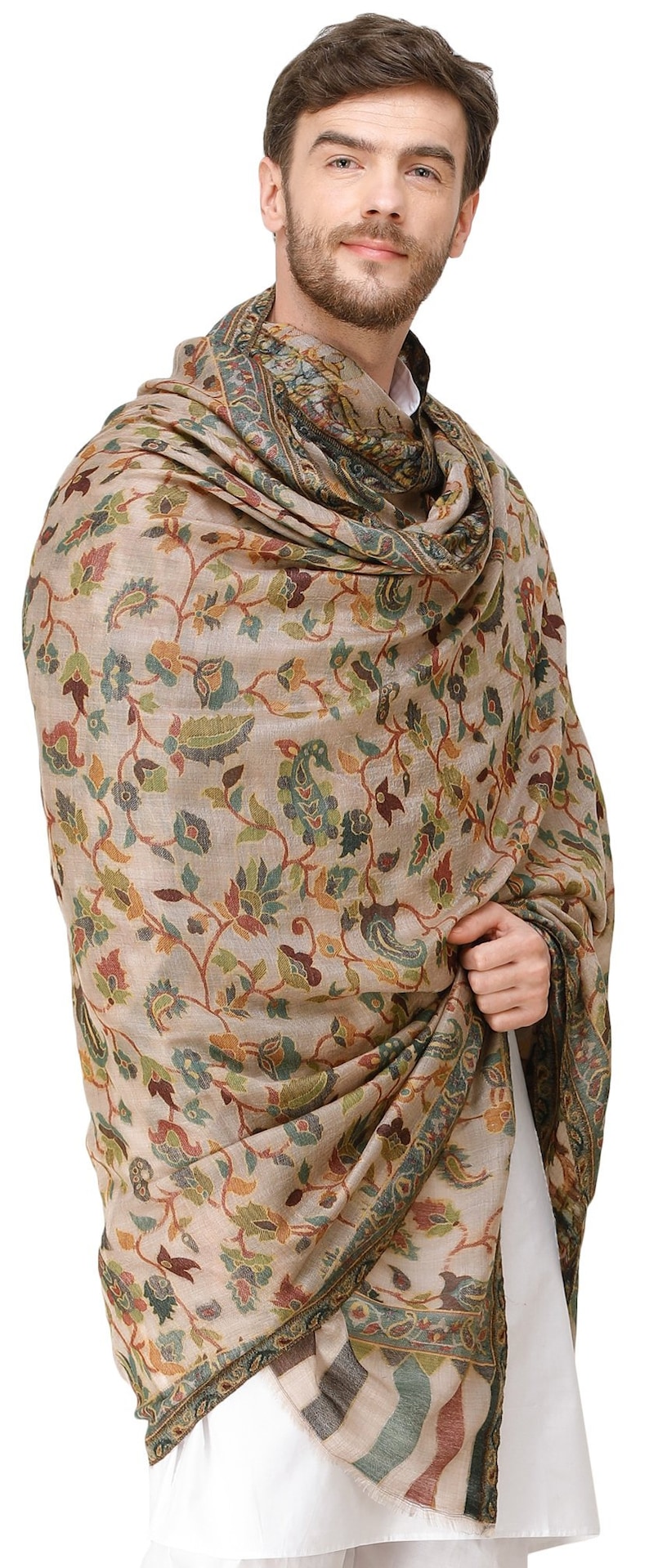 mens cashmere shawl