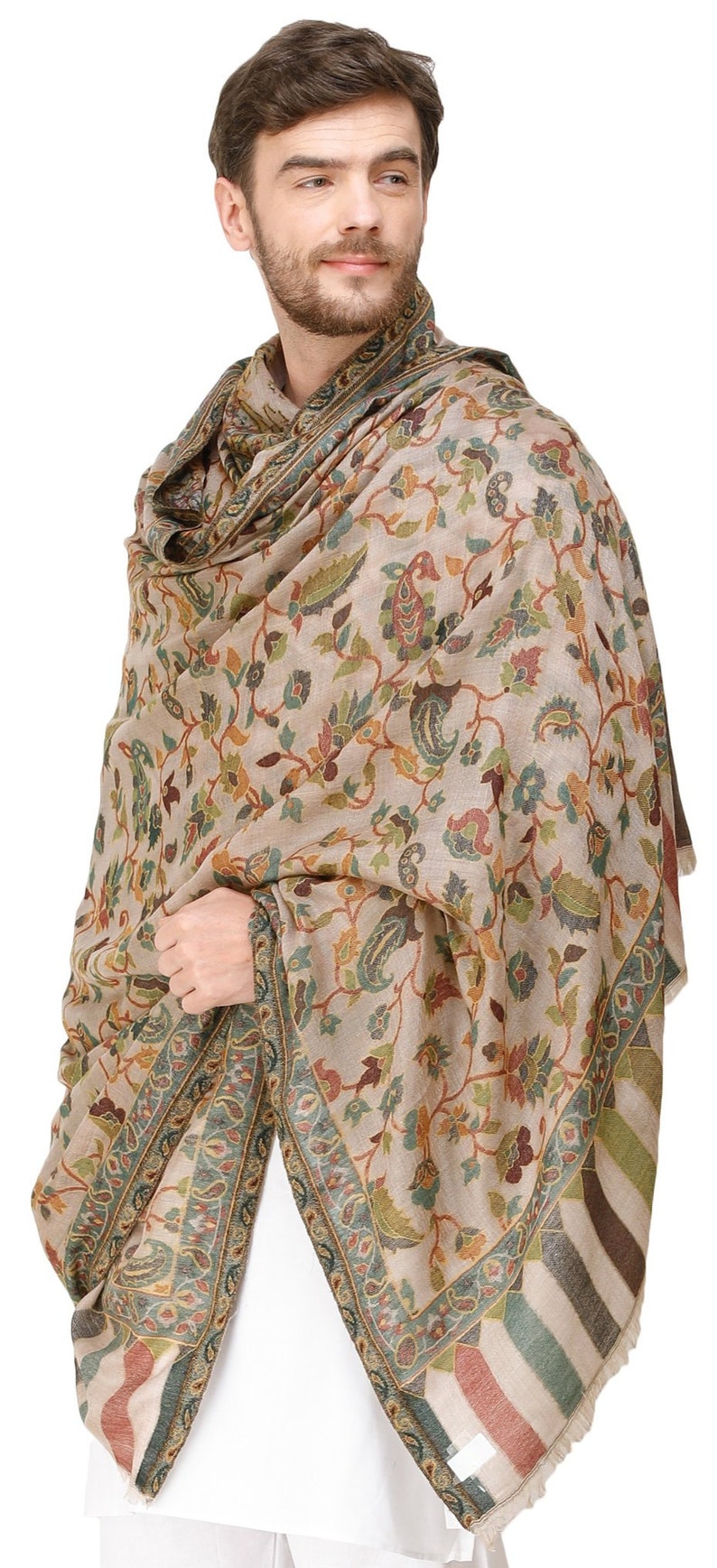 mens cashmere shawl
