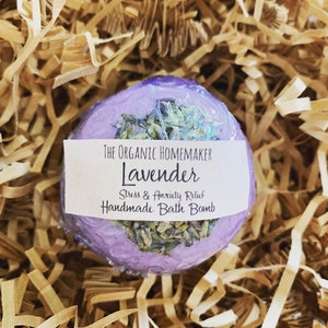 Organic Lavender Bath Bomb