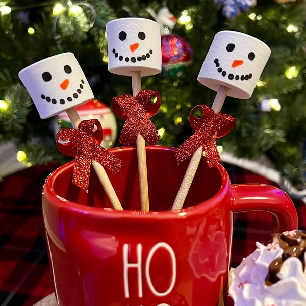 Marshmallow on Stick Etsy