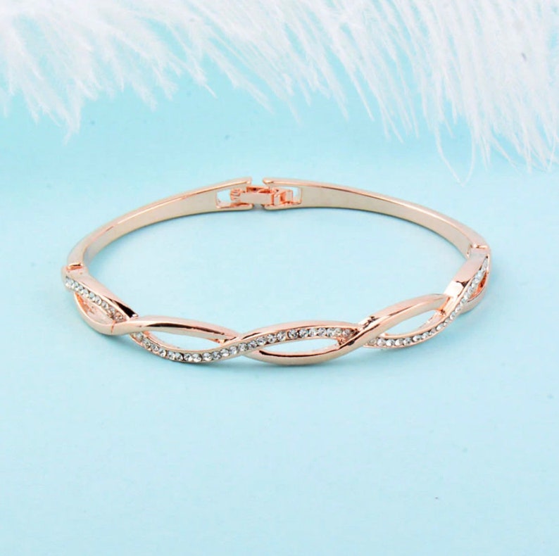 18k Gold Plated Charm Bracelet 925 Silver Cuff Bracelet Rose GoldSilverGold Hollow Bangle Womens Bracelet Jewellery