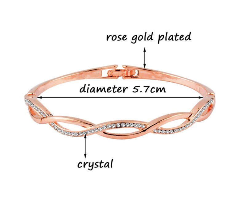 18k Gold Plated Charm Bracelet 925 Silver Cuff Bracelet Rose GoldSilverGold Hollow Bangle Womens Bracelet Jewellery