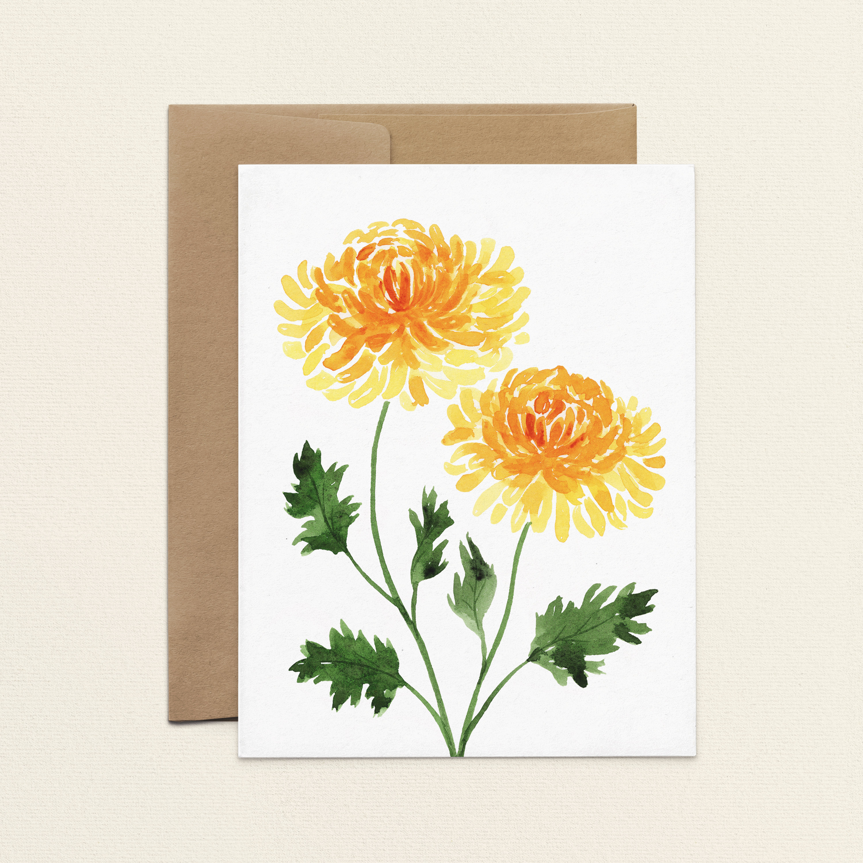 Flower Greeting Cards, Handmade Card Set, Floral Blank Note Cards With ...