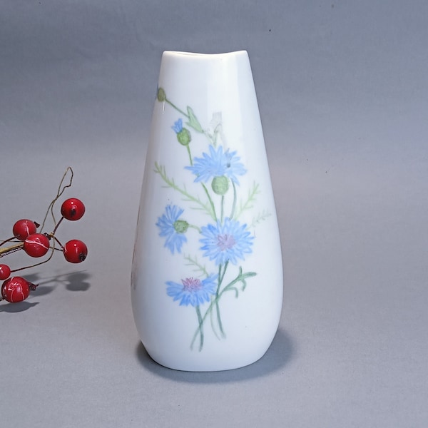 White Porcelain Vase Etsy