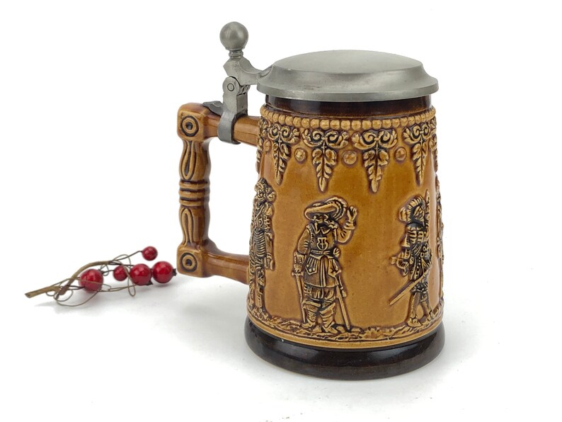 BSF Vintage Beer Mug With a Lid Etsy