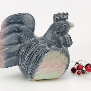 Ceramic retro Rooster figurine