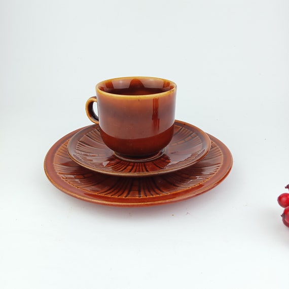 Vintage Germany Ceramic Tea Set by Colditz. Made in GDR