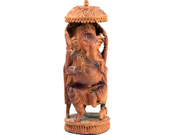 Figurine made of wood "Ganesh"