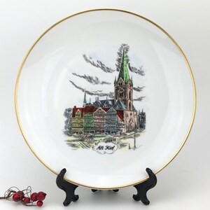 Bavarian vintage porcelain plate from Germany