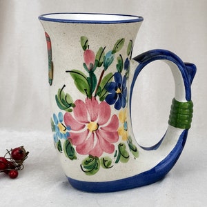 hand made ceramic vintage jug