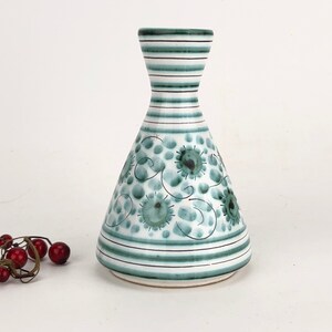 Handgemachte Vintage Keramikvase aus Griechenland im 20 Jahrhundert hergestellt