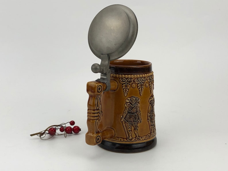 BSF Vintage Beer Mug With a Lid Etsy