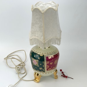 Porcelain vintage Czechoslovakian lamp by J K Carlsbad