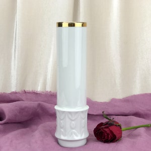 Bareuther antique white flower vase from Germany